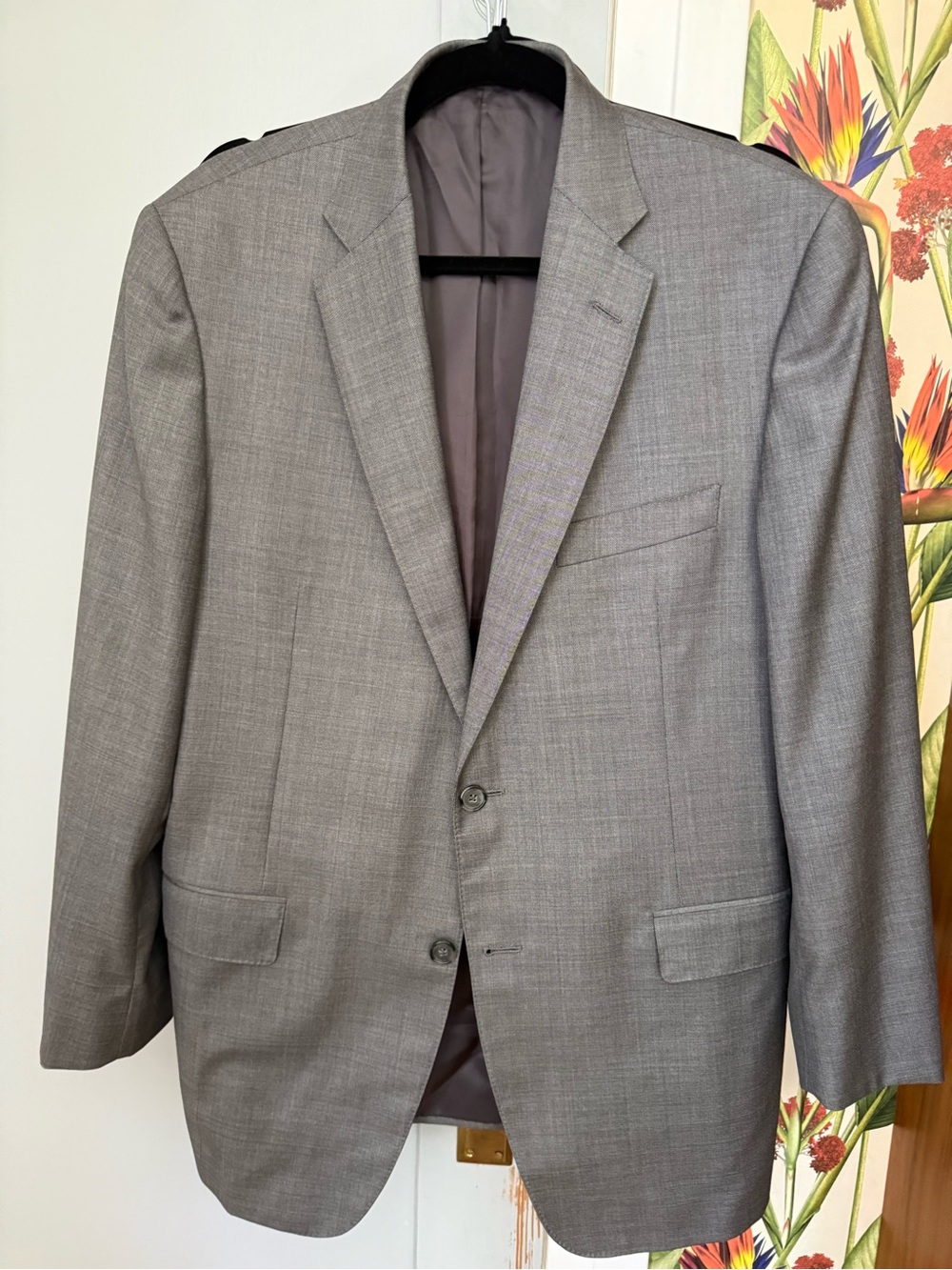 Geoffrey Lewis Loro Piana Light Gray Men's Jacket
